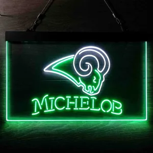 Los Angeles Rams Michelob Neon-Like LED Sign