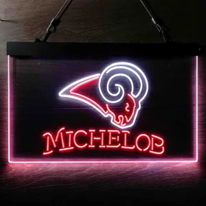 Los Angeles Rams Michelob Neon-Like LED Sign