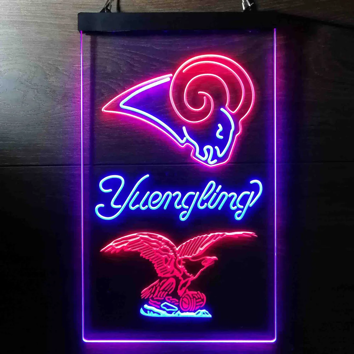 Los Angeles Rams Yuengling Neon-Like LED Sign