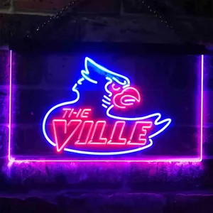 Louisville Cardinals The Ville Neon-Like LED Sign