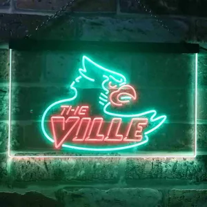 Louisville Cardinals The Ville Neon-Like LED Sign