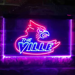 Louisville Cardinals The Ville Neon-Like LED Sign