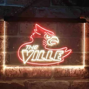 Louisville Cardinals The Ville Neon-Like LED Sign