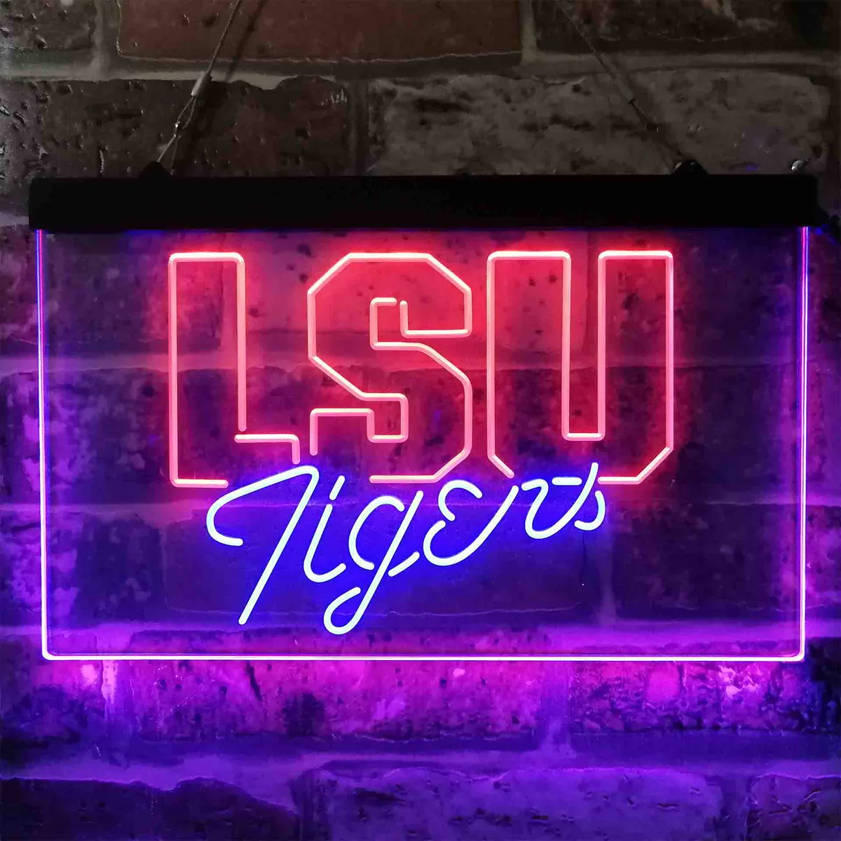 LSU Tigers Logo 2 Neon-Like LED Sign - Legacy Edition