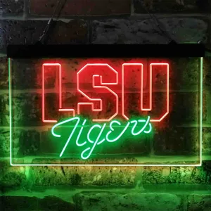 LSU Tigers Logo 2 Neon-Like LED Sign - Legacy Edition