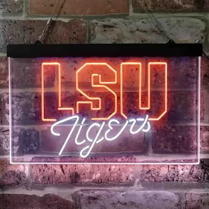 LSU Tigers Logo 2 Neon-Like LED Sign - Legacy Edition