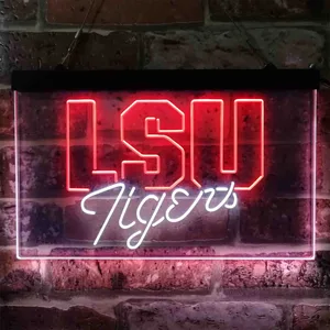 LSU Tigers Logo 2 Neon-Like LED Sign - Legacy Edition