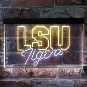 LSU Tigers Logo 2 Neon-Like LED Sign - Legacy Edition