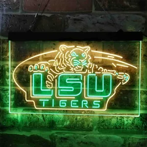 LSU Tigers Logo Neon-Like LED Sign - Legacy Edition