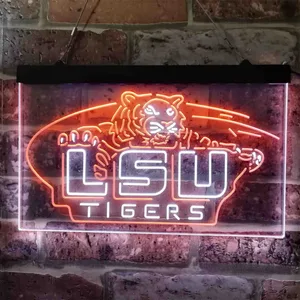 LSU Tigers Logo Neon-Like LED Sign - Legacy Edition