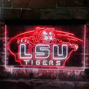 LSU Tigers Logo Neon-Like LED Sign - Legacy Edition