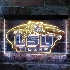 LSU Tigers Logo Neon-Like LED Sign - Legacy Edition