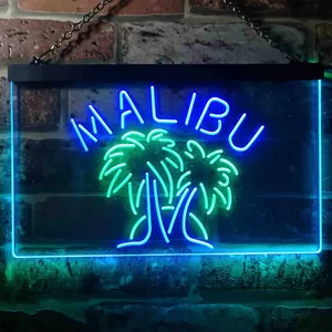 Malibu Logo 1 Neon-Like LED Sign