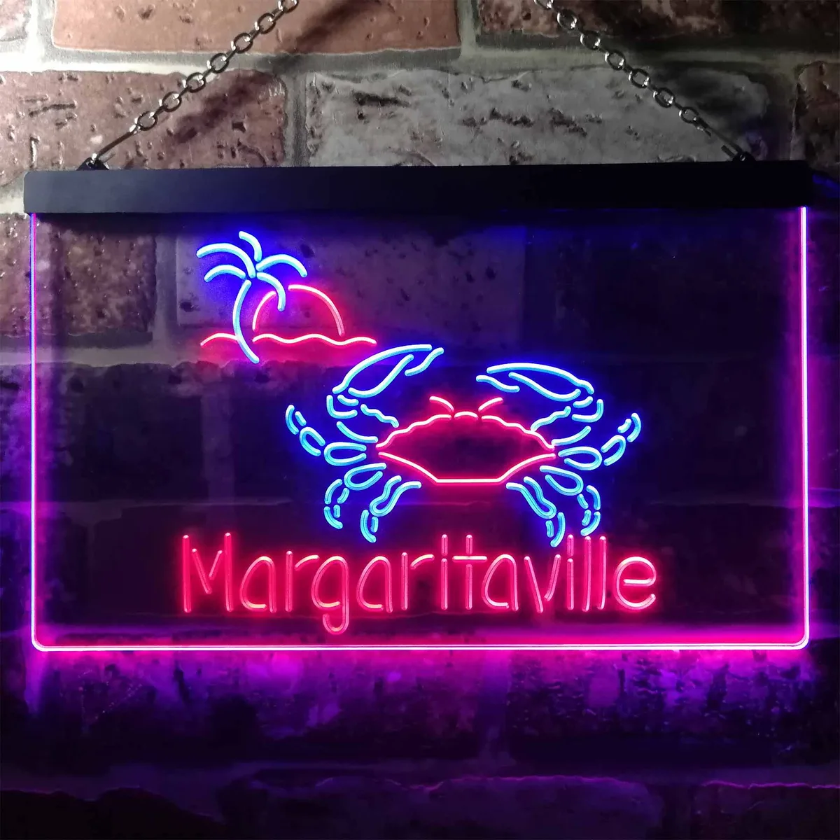 Margaritaville Crab Neon-Like LED Sign
