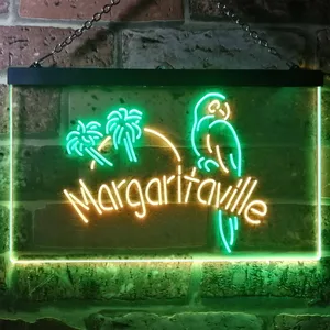 Margaritaville Parrot 2 Neon-Like LED Sign