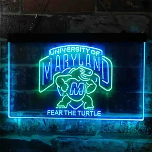 Maryland Terrapins Fear The Turtle Neon-Like LED Sign