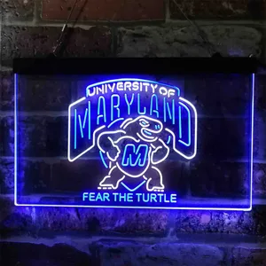 Maryland Terrapins Fear The Turtle Neon-Like LED Sign