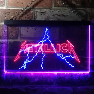 Metallica Lightning Neon-Like LED Sign