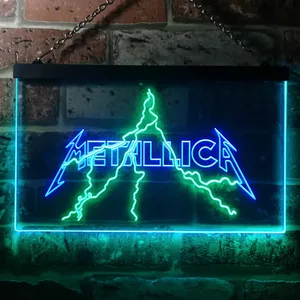 Metallica Lightning Neon-Like LED Sign