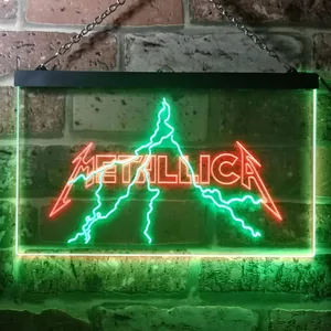 Metallica Lightning Neon-Like LED Sign