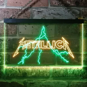 Metallica Lightning Neon-Like LED Sign