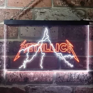 Metallica Lightning Neon-Like LED Sign