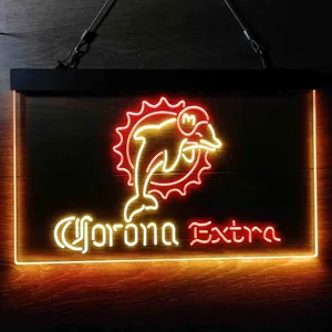 Miami Dolphins Corona Extra Neon-Like LED Sign