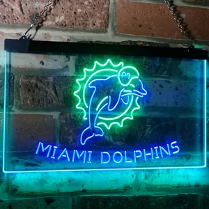 Miami Dolphins Neon-Like LED Sign - Legacy Edition