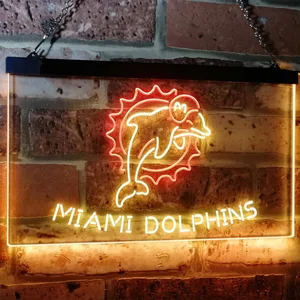 Miami Dolphins Neon-Like LED Sign - Legacy Edition