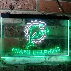 Miami Dolphins Neon-Like LED Sign - Legacy Edition