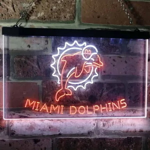 Miami Dolphins Neon-Like LED Sign - Legacy Edition