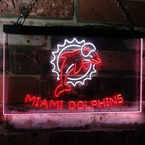 Miami Dolphins Neon-Like LED Sign - Legacy Edition