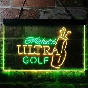 Michelob Ultra Golf Bag Neon-Like LED Sign