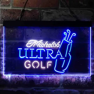 Michelob Ultra Golf Bag Neon-Like LED Sign