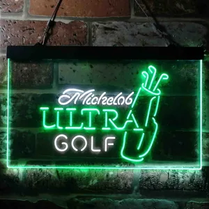 Michelob Ultra Golf Bag Neon-Like LED Sign