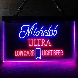 Michelob Ultra Low Carb Light Beer Neon-Like LED Sign