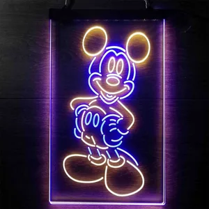 Mickey Mouse Mickey Neon-Like LED Sign