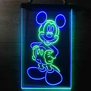 Mickey Mouse Mickey Neon-Like LED Sign