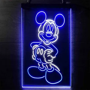 Mickey Mouse Mickey Neon-Like LED Sign