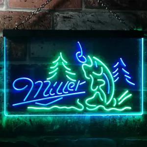 Miller Fish Neon-Like LED Sign