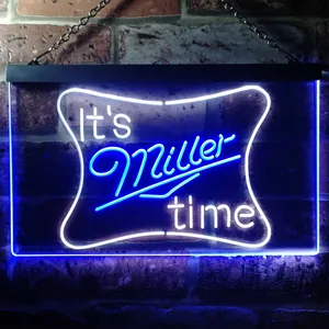 Miller It's Miller Time Neon-Like LED Sign