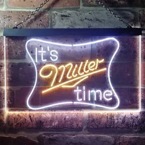 Miller It's Miller Time Neon-Like LED Sign
