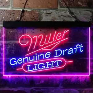 Miller Light Genuine Draft Neon-Like LED Sign