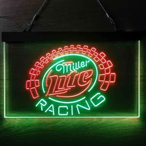 Miller Light Racing Neon-Like LED Sign