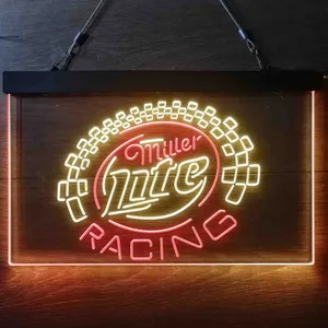 Miller Light Racing Neon-Like LED Sign