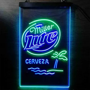 Miller Lite Cerveza Neon-Like LED Sign