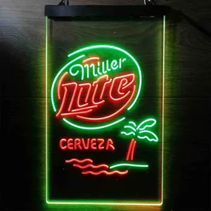 Miller Lite Cerveza Neon-Like LED Sign