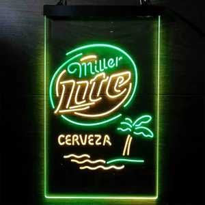 Miller Lite Cerveza Neon-Like LED Sign