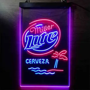 Miller Lite Cerveza Neon-Like LED Sign