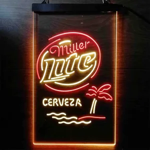 Miller Lite Cerveza Neon-Like LED Sign